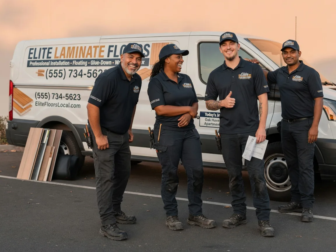 Laminate flooring installation company in George, IA
